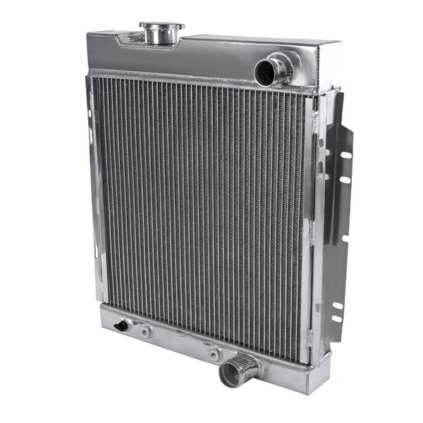 Spec-D Tuning 64-66 Ford Mustang Shelby V8 L6 3 Row Tri Core Radiator RAD3-MST64V8 - main